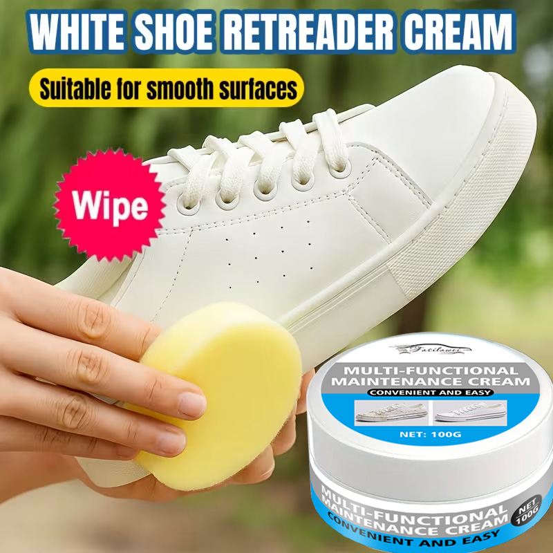 Leather Shoe Polish - Creme polonês clareador de sapatos com
