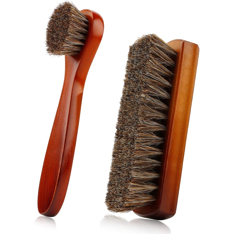 Shoe Cleaning Brush - Novo! Escova de Cabelo de Cavalo
