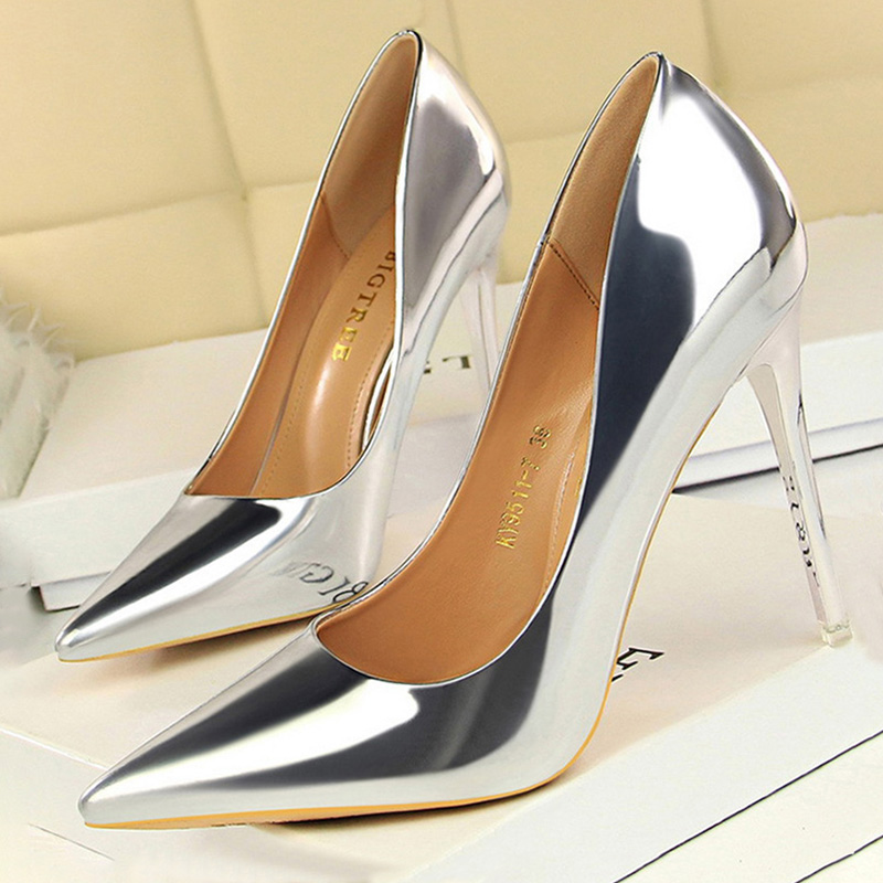 Shoe Tree - Bigtree sapatos mulher bombas de couro