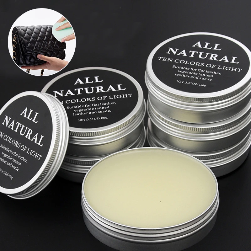 Leather Shoe Polish - Creme de óleo de vison para