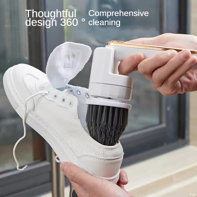 Shoe Cleaning Brush - Escova de limpeza elétrica portátil, Recarregável,