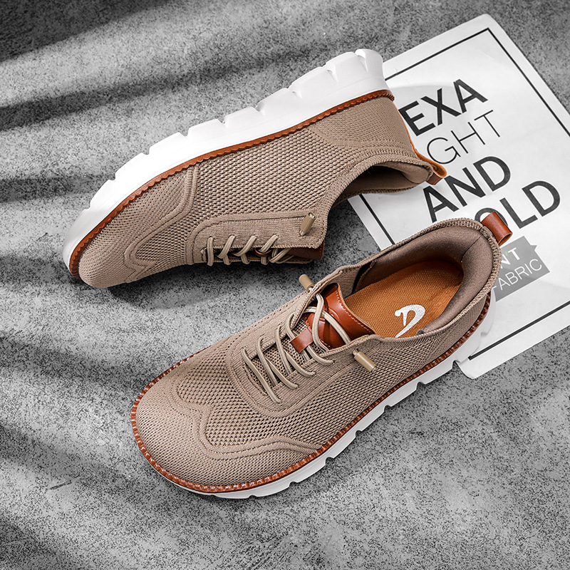 Sneaker Box - Homens elegantes caixa larga sapatos descalços