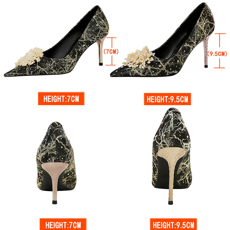 Bigtree sapatos pérola flores  - Shoe Tree avaliação e preço