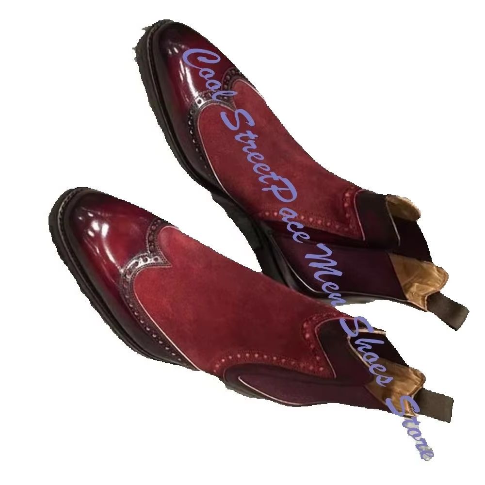Botas Chelsea Vintage Vermelha - Leather Shoe Polish avaliação e preço