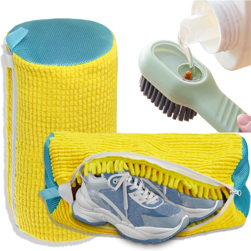 1/2/4 Peças de Saco para Lavar - Shoe Cleaning Brush avaliação e preço